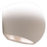 Lampă De Perete Globe Alb Ceramic 1 Bec Oval Modern De Interior