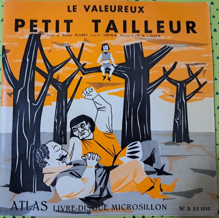 Disc Vinil -Le Valeureux- Petit Tailleur - Atlas - A 25 1010