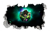 Cumpara ieftin Sticker decorativ, gaura in perete 3D, Dragon Ball, 85 cm, 1023STK-2, natura si peisaje