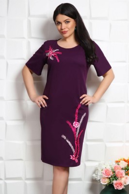 Rochie Eleganta Melvina Mov - 60Marimea foto