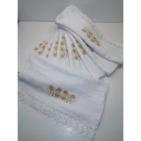 Set 10 Prosoape 100% bumbac, 45x90 cm, 400g/mp, cod P78
