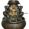 Fantana de apa Feng Shui in trepte cu lumina led si Buddha Medicine