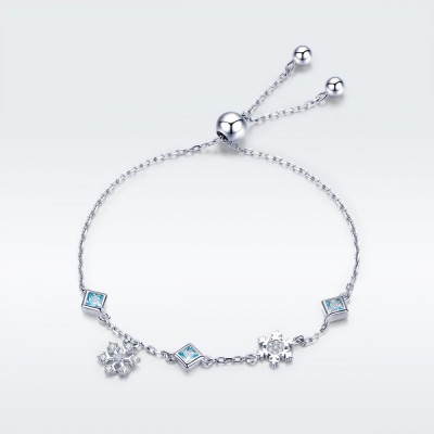 Brățara Argint Fulg Nea &amp;ndash; Eleganță cu Strălucire de Zircon ARG108AA foto