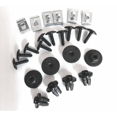 Set cleme fixare carenaj roata VOLVO S40/V50 (MS/MW), 10.2003-05.2012; S80 (AS), 04.2006-2016; XC60, 05.2008-02.2017, aripa interiorara, 24 buc foto