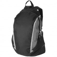 Rucsac Laptop, Everestus, BE, 15.4 inch, 600D poliester si 300D ripstop poliester, negru, gri, saculet si eticheta bagaj incluse foto