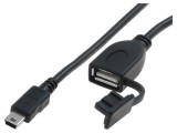 Prelungitor Cablu USB A Mama la USB B Mini Tata, 1m, PER.PIC., Accesorii Auto