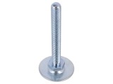 Picioruş Diametru 80mm M10 Oţel cu Lungime Tijă 100mm