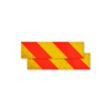 Set 2 placi reflectorizante hasurate mici Cod: L1039117 / 9001-B Automotive TrustedCars, Oem