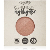 Cumpara ieftin PuroBIO Cosmetics Resplendent Highlighter crema de strălucire rezervă culoare 04 Pink Gold 9 g