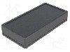 Carcasa ABS, 65mmx130mmx25mm, IP54, HAMMOND - 1599BBKBAT
