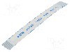 Banda FFC, 12 pini, lungime 50mm, seria FFC5-TIN, GCT - 05-12-A-0050-A-4-06-4-T