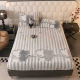 Cumpara ieftin Husa de Pat Cocolino cu Elastic + 2 Fete de Perna pentru Pat Dublu - JJJ5020