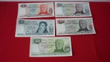 BANCNOTE ARGENTINA PESPS LOT 5 BUC. NECIRCULATE