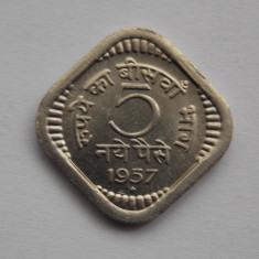 5 Naye Paise 1957 INDIA-UNC