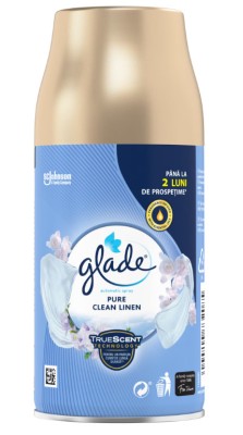 Rezerva odorizant aer cu actiune continua pentru camera Automatic Glade Spray Clean Linen, 269 ml foto