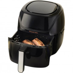 Friteuza cu aer cald Russell Hobbs 27160-56, 4 L, 1350 W, 10 programe prestabilite, Negru