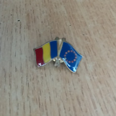 CM3 N3 35 - insigna - steag - Romania - UE