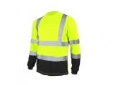 Bluza T-REF fluorescent galben cu dungi reflectorizante, marimea L, Artmas ART703007