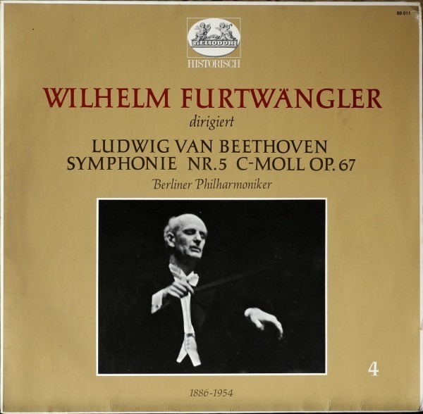 Vinil LP Wilhelm Furtw&auml;ngler dirigiert Ludwig van Beethoven - Berliner Philharmoniker &ndash; Symphonie Nr. 5 C-Moll Op. 67 (EX)