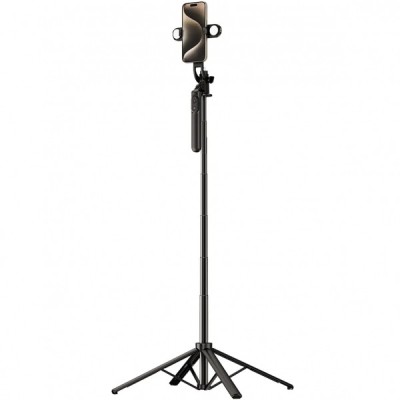 Selfie Stick Bluetooth OEM WH181D-Y1S, Universal, Negru foto