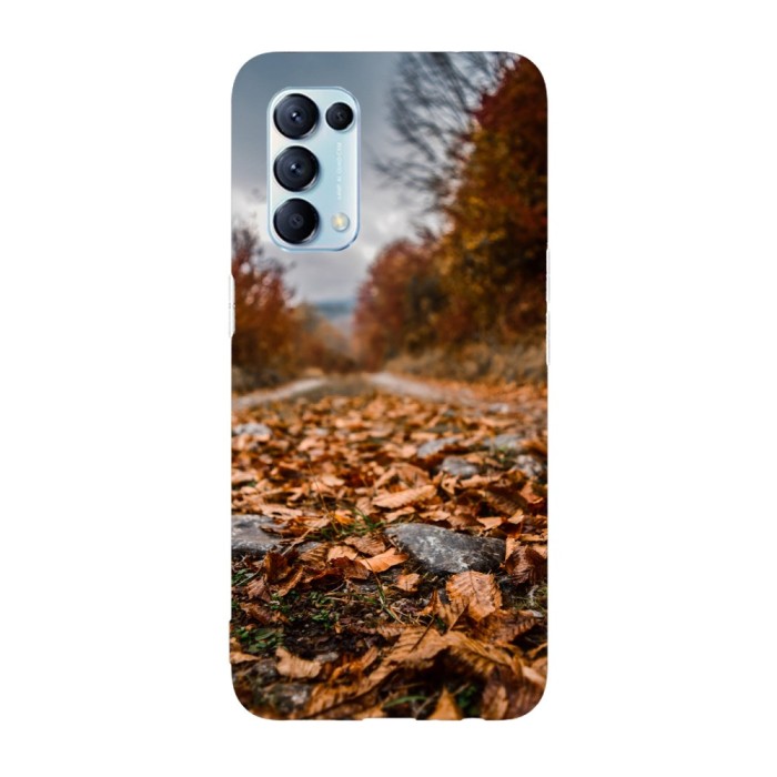 Husa compatibila cu Oppo A76 model Autumn vibes, Silicon, TPU, Viceversa