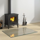Cumpara ieftin Placa de sticla pentru semineu Transparent 80 x 60 cm Sticla
