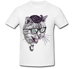 Tricou &amp;quot; Pisica agent &amp;quot; foto