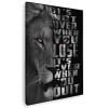 Tablou canvas mesaj motivational pentru perseverenta, alb, negru 1160 Tablou canvas pe panza CU RAMA 60x90 cm