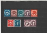 ROMANIA 1946 LP 193 LP 193 b 25 ANI DE LA INFIINTAREA FILARMONICII ROMANE SERIE + TETE-BECHE MNH NESTAMPILATE, Nestampilat