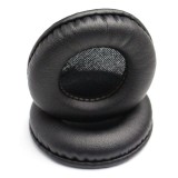 Set 2 bureti TXE pentru casti Logitech H609 / H390, On-Ear, Negru, Piele ecologica, Spuma cu memorie