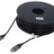 Cablu HDMI Goobay 76277, HDMI 2.1, HDCP 2.2, optic, mufă PVC dublă