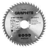Disc fierastrau vidia Graphite 160 x 30 mm, 48 dinti pentru lemn