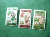 Serie Nigeria 1991 - Harta , 3 valori