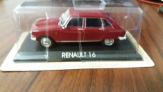 macheta renault 16 masini de legenda romania - dea ro,1/43, noua. foto