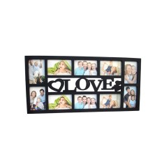 Rama colaj - Love - 10 fotografii 60x32 cm