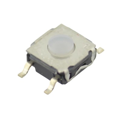 Microintrerupator 6.2x6.2mm, OFF-ON, SPST-NO, C&amp;amp;K, KSC221G LFS, T156858 foto