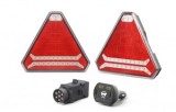 Kit Lampi Wireless Magnetice LED, Frana, Pozitie, Semnalizare, Ceata, Placute Inmatriculare, Reflector, ECE R10, IP65, Sparex Connix Plus