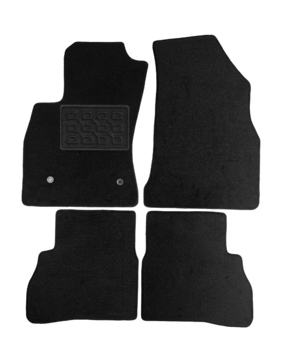 Set covorase auto mocheta Opel Combo D Tour 5 locuri 2012-&amp;gt;, Negru, 4 buc. AutoDrive ProParts