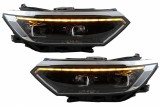 Faruri LED compatibil cu VW Passat B8 3G Facelift (2016-2019) 2020 Look cu Semnal Dinamic HLVWPA3GF