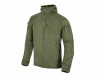 JACHETA MODEL ALPHA HOODIE - GRID FLEECE - OLIVE GREEN