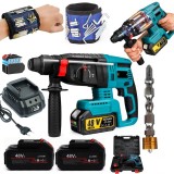 Ciocan rotopercutor, Profesional, Baterie, SDS+, Priza UE 3500 rpm, + BIT+ SUP MAGNETIC