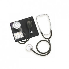 Tensiometru mecanic cu stetoscop si gentuta de depozitare foto