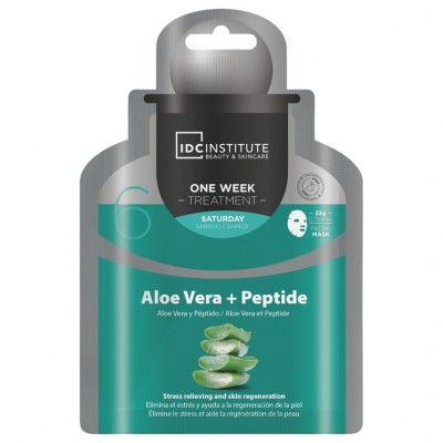 Masca faciala One Week Treatment cu Aloe Vera+ Peptide, IDC Institute, 30905, 22g foto