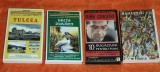 4 casete video vhs - tulcea - delta dunarii - dan grigore - manastiri din moldova