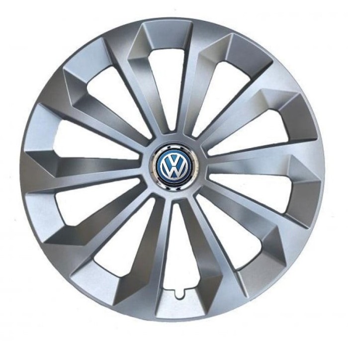 Set 4 Capace Roti, potrivite jantelor de R15, pentru Volkswagen, model fame cromat