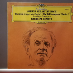 Bach – The Well Tempered Clavier 1 (1976/Deutsche Grammophon/RFG) - Vinil/NM+