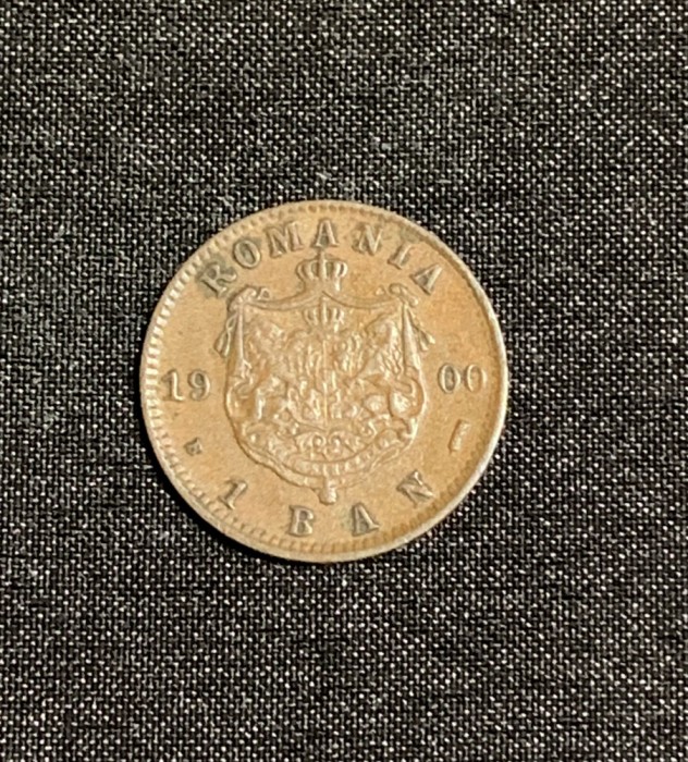 Moneda 1 ban 1900