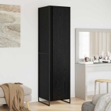 Cumpara ieftin Dressing Stejar Negru 50 x 50 x 200 cm