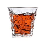 Pahar, pentru whiskey, Glacier, transparent, din sticla, capacitatea generoasa de 280 ml, Oem