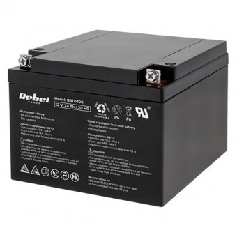 Acumulator stationar plumb acid 12v 24ah rebel